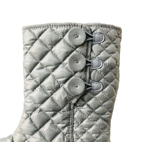 The North Face Thermoball Button-up Boot Women’s Gray Insulated Boots Sz 9 - Picture 8 of 10